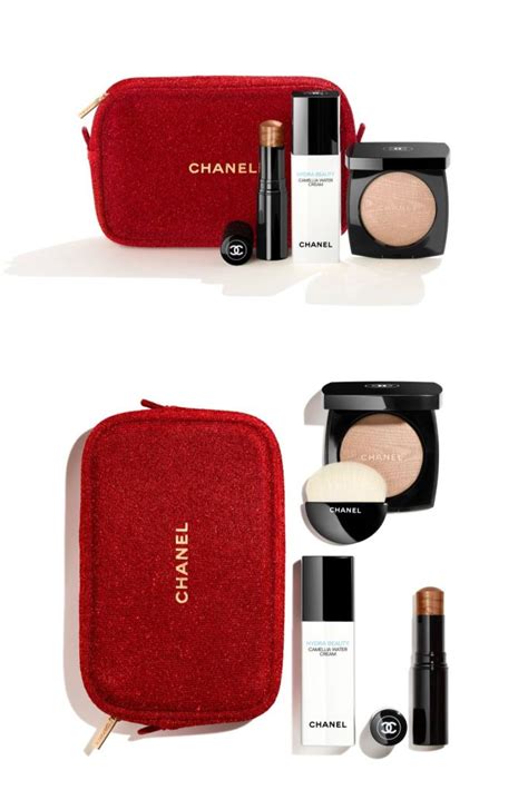 chanel beauty pouch set|chanel free gift with purchase.